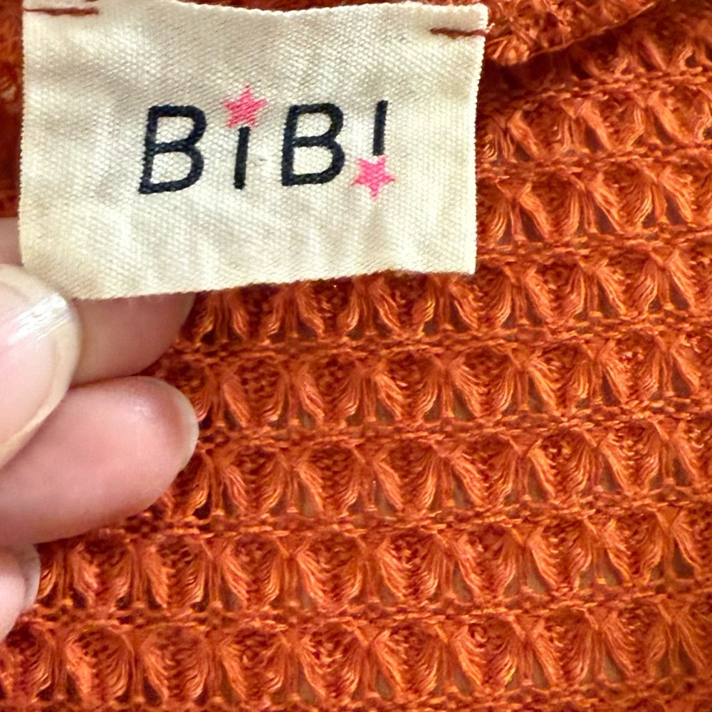 Bibi Multicolor Patchwork Waffle Knit Top - image 4